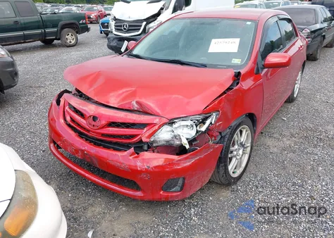 2011 Toyota Corolla Le z USA, uszkodzony, nr VIN 2T1BU4EE6BC688040